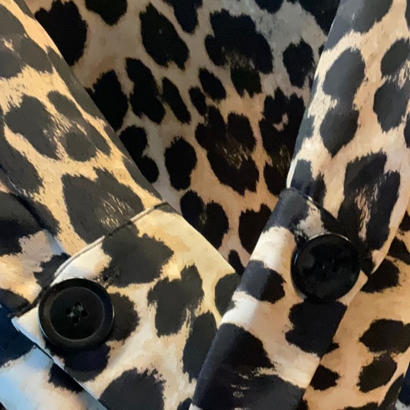 Zara Basic Animal Leopard Print Tunic Shirt Dress - Picture 4 of 4